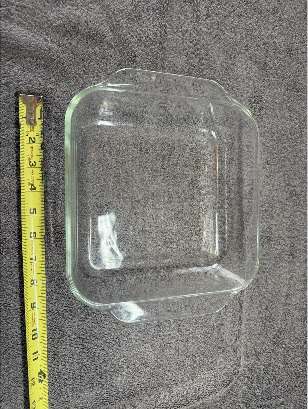 Pyrex 8 X 8 Clear Glass Baking Dish 2 Quart Made In The USA